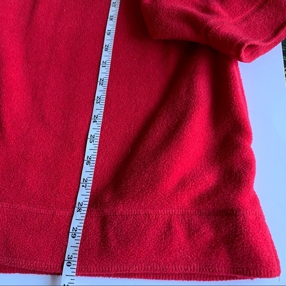 CATALINA sportswear 1/4 zip long sleeve fleece jacket winter holiday snowflake - Picture 9 of 10